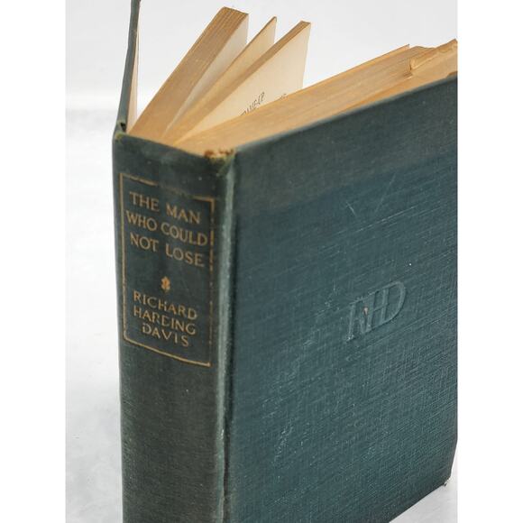 The Man Who Could Not Lose By Richard Harding Davis Illustrated Antiquarian 1919 - Picture 13 of 13